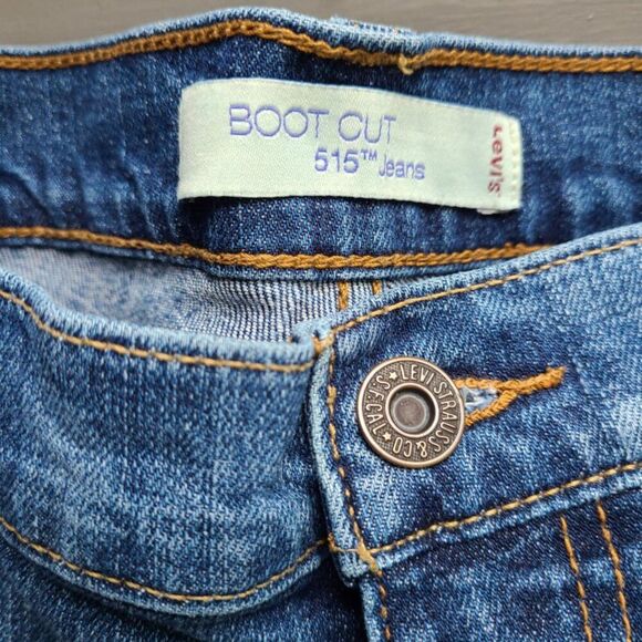 Levis Boot Cut 515 Jeans size 14L - Picture 8 of 14